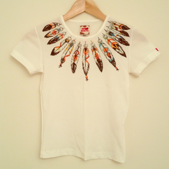 Miss Sixty Tribal Feather Tee