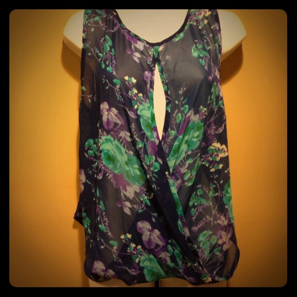 🌀SOLD🌀❗Reduced 1x❗Beautiful see through top