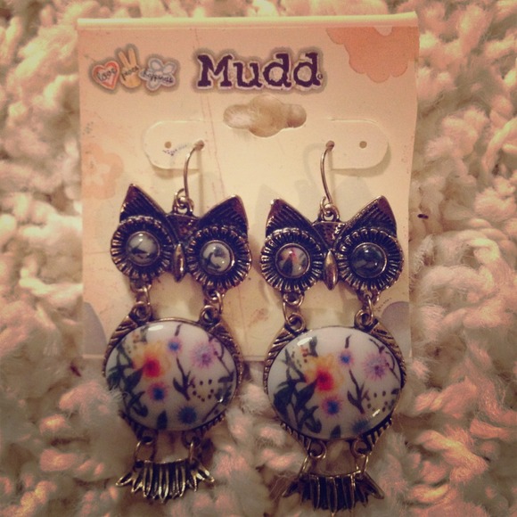 Mudd owl earrings