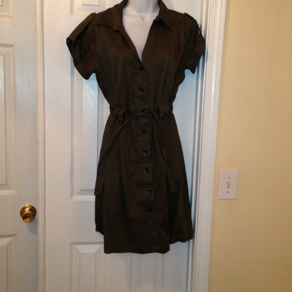 ✳Bundled✳Cute army green dress