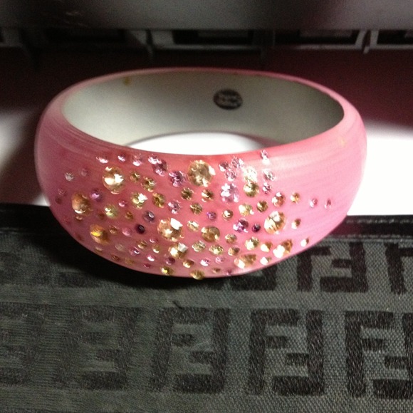 SOLD!!! Bundle pink crystal bracelet