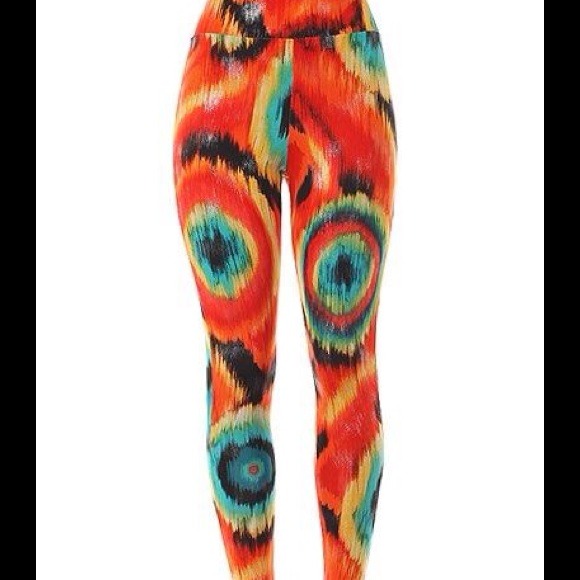 Funky Plus Size Leggings 3X