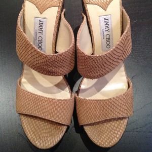 Jimmy Choo Snakeskin Clog sz. 41