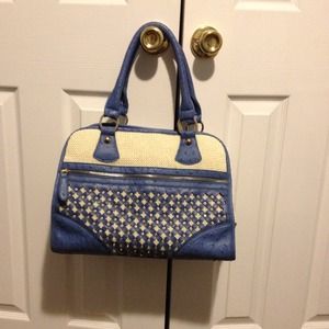 Royal blue handbag