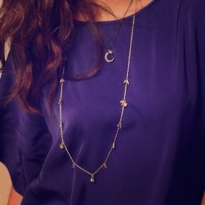 Renegade layering necklace GOLD W BOX