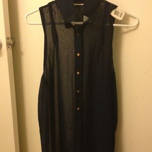 Sheer tank top