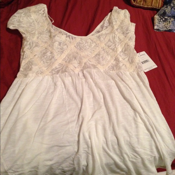 Free people lace top new with tags!