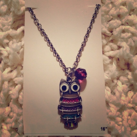 16" Owl Necklace.