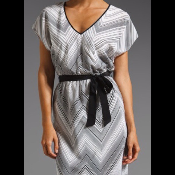 SOLD!! Trina Turk chevron dress caspian