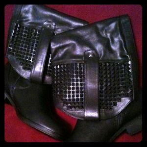 Candie's Black Studded Boots