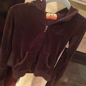 Bundle! Dark Brown Velour Juicy Zip Up