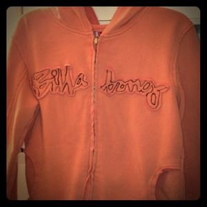 Billabong Zip Up Hoodie Sweatshirt