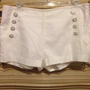 White Forever 21 Shorts JUST REDUCED!!! ⬇