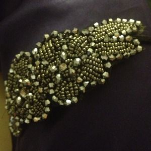 Silver flower hair band