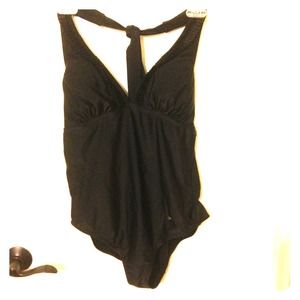 🔮Sexy ruffle detailed black one piece