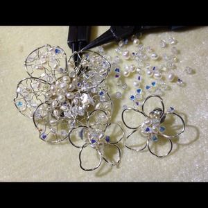 Broche y zarcillos...