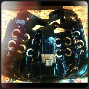 Jimmy Choo Inspired Faux Patent Tote