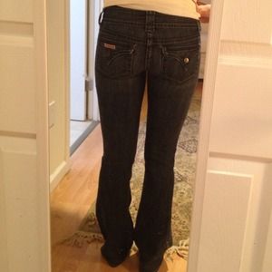 Hudson Signature flap pocket bootcut low rise jean