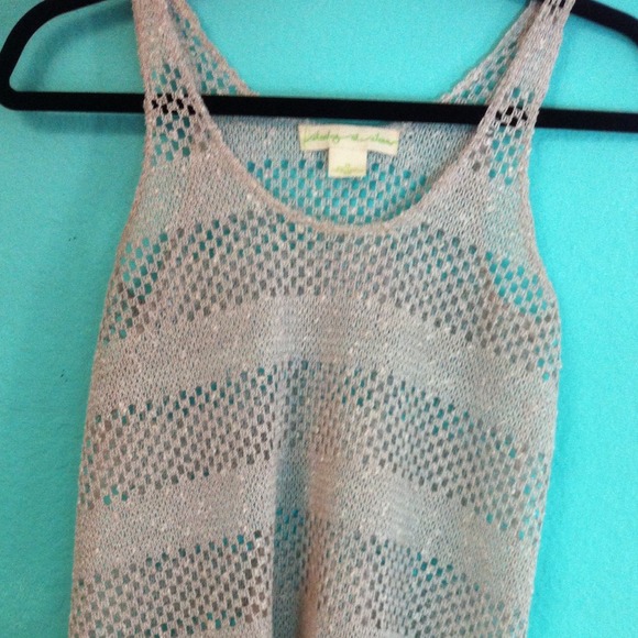 Urban outfitters beige crochet top