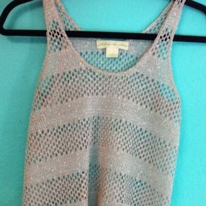 Urban outfitters beige crochet top