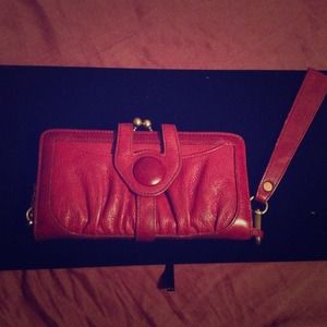 Lock heart Leather Wallet