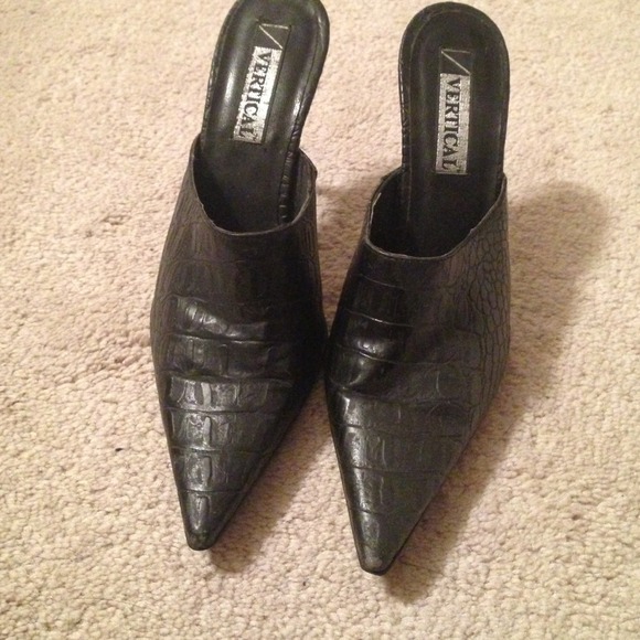 Black mule heels