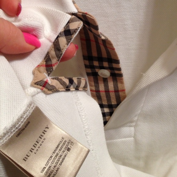 Authentic Burrberry long sleeve polo - Picture 3 of 4