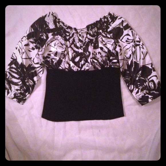 Black & white cute shirt