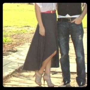 🔴SOLD🔴 Grey Hi Low Skirt