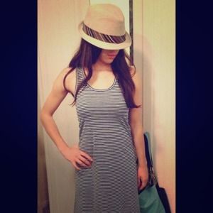 NWOT! Racer back, high-low maxi dress