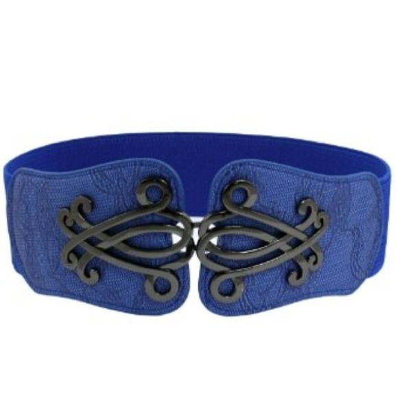 Blue Victorian-Esque Cinch Belt 🆕
