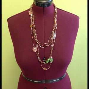 Great long beaded necklace