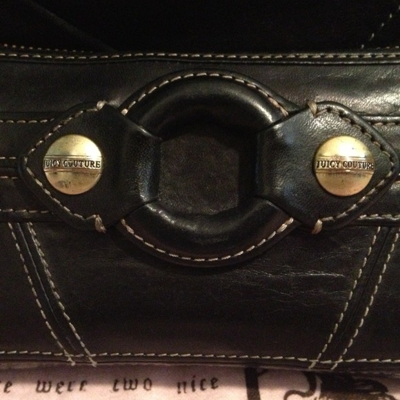 100% authentic leather Juicy Couture bag & wallet - Picture 3 of 4