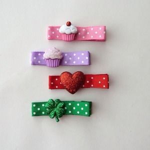 Hair clips pack of 4 for $6.50