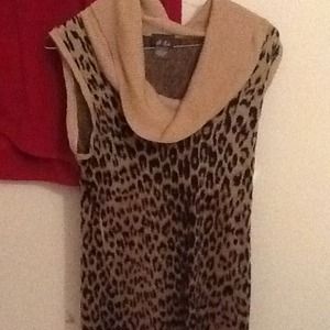 Cheetah print dress/shirt lol.