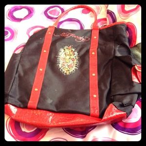 Big Ed hardy tote :)
