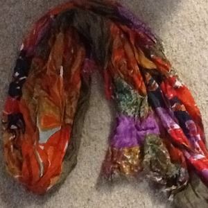 Multi colored scarf (:
