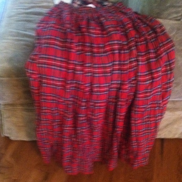 Long full skirt