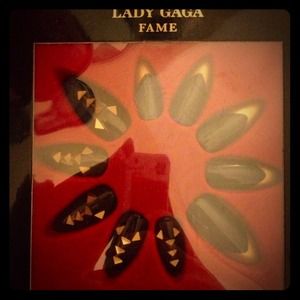 Lady Gaga fake nails