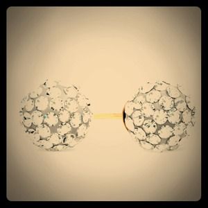 ⭐ 14k gold crystal stud earrings!⭐