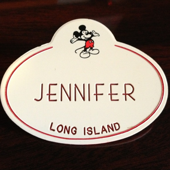 Disney 💯"Authentic" Cast Member 1991 Name Tag Pin