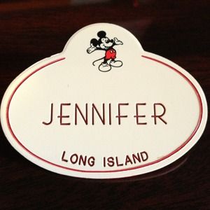 Disney 💯"Authentic" Cast Member 1991 Name Tag Pin
