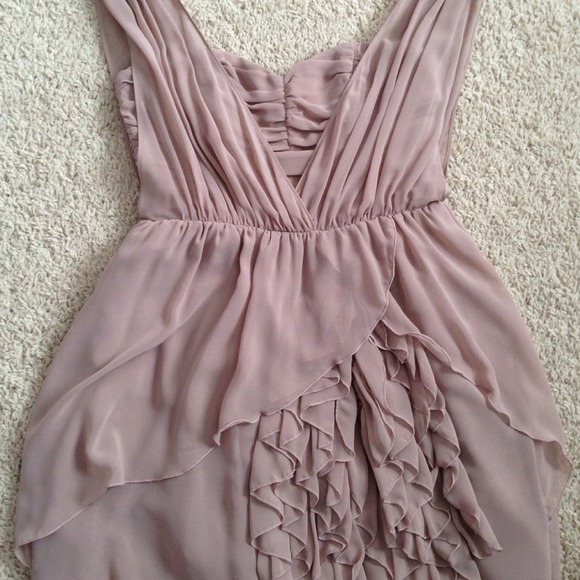 Xxxx sold on tradsey H&M nude chiffon dressxxxx - Picture 3 of 4