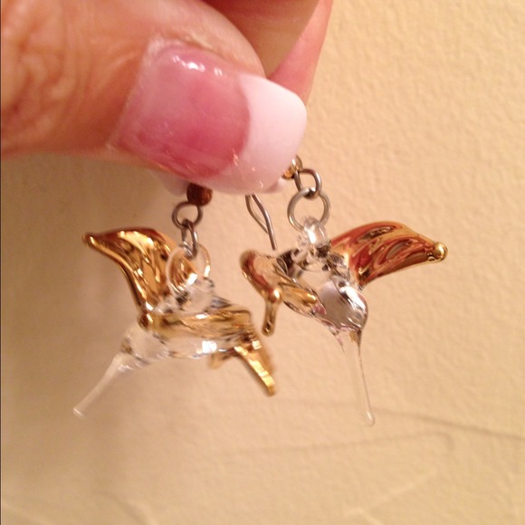 Earrings - hummingbirds