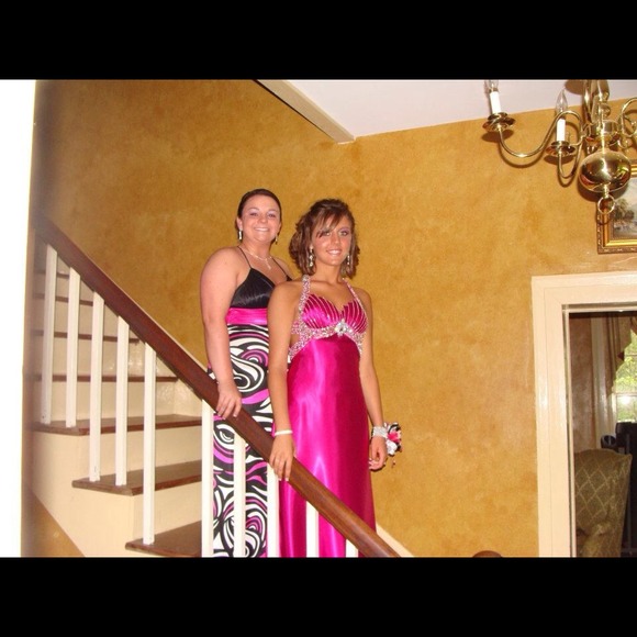 Fuschia Prom Dress - Picture 2 of 2