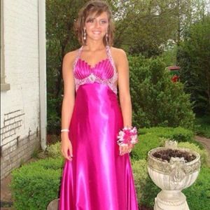 Fuschia Prom Dress