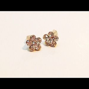 RESERVED. Flower design stub earrings