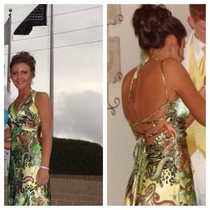 Multicolored prom or cocktail dress