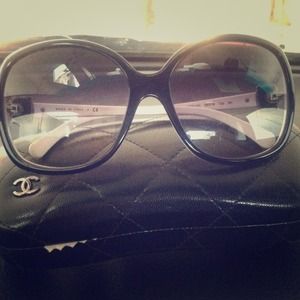**Sold**  Authentic Chanel Two tone sunglasses
