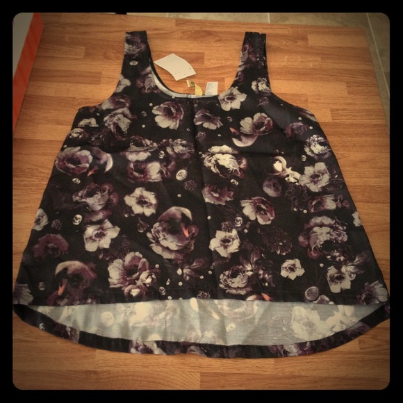 H&M DIVIDED floral top